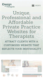 Mobile Screenshot of designfortherapists.com